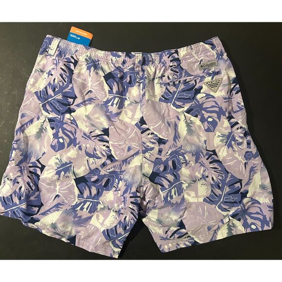NWT Columbia Men's Super Backcast Water Shorts Violet Size XL 8" - Picture 3 of 8
